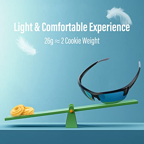 Bloomoak Vented Frame Golf Sunglasses
