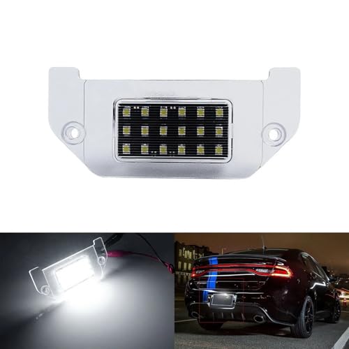 Lámpara de luz LED matrícula blanca de alta luminosidad para Dodge Challenger 5
