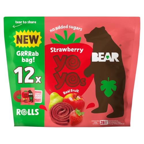 Bear Fruit Yoyos Strawberry Grab Bag 12 X 10g