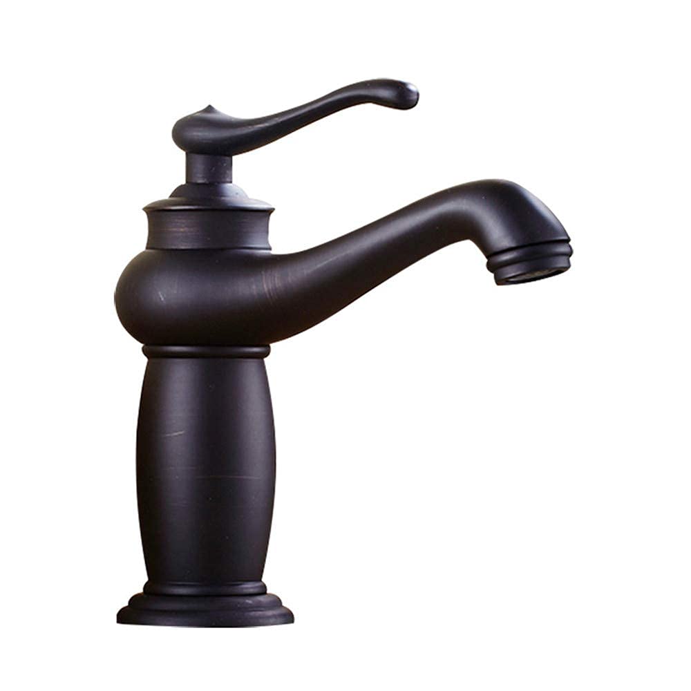 Robinet cuivre noir antique pour rénover un évier ancien