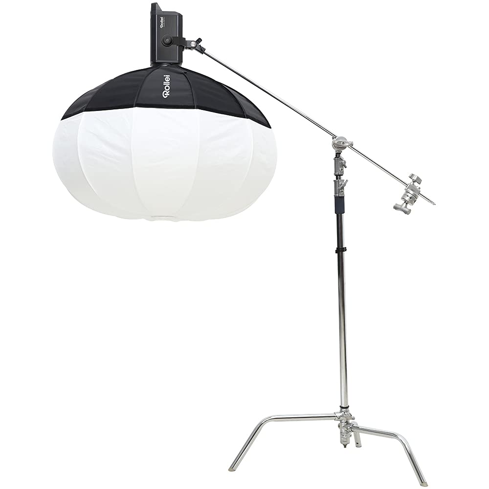 Rollei Balon softbox z kurtyną kontrolną światła, 100 cm okrągły former światła z typu Bowens typu S bagnetowy do studyjnych lamp błyskowych i świateł LED