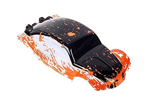 SummitLink Muddy Orange/White/Black Replacement Body For 1/10 Traxxas Slash, Slayer - Pre-Painted & Drilled (SS-WBR-01)