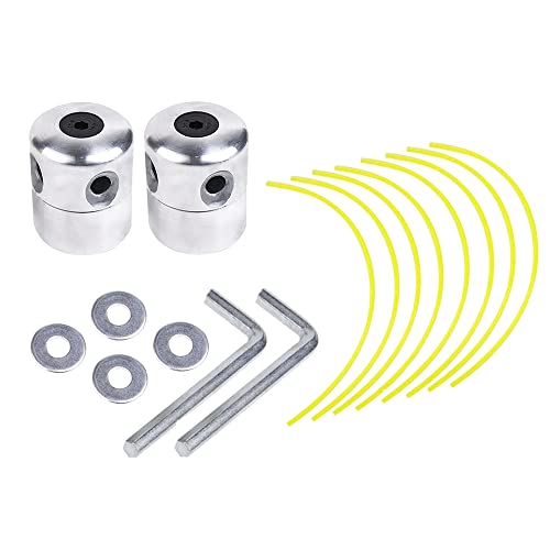 Materiale: la testina decespugliatore è realizzata in alluminio ad alto impatto con cavo in nylon per una maggiore durata e lunga durata per applicazioni difficili e pesanti.
