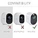 kwmobile 2X Skin Compatible with Arlo Ultra/Arlo Pro 3 / Pro 4 - Silicone Security Camera Case Outdoor CCTV Cover - Grey