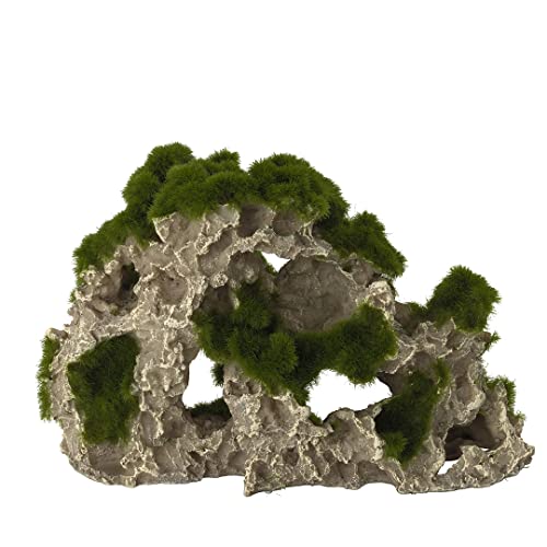 Aqua Della Moss Rock Acuario Decoración, 3-Inch, 25 x 9 x 17 cm