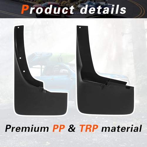 Image of Ranger Mud Flaps Compatible with Ford Ranger 2019-2023 Trucks Mud Guards Splash Guards 4pcs