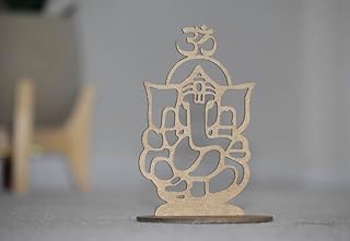 AR Design Lord Ganesh Goddess Lakshmi Laxmi Hindu Elephant God Wooden Stand Home decor Gifts Ganesha Chaturthi Diwali Gift
