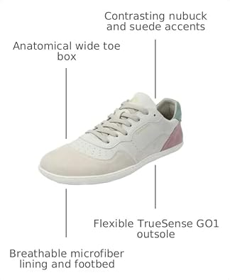 GROUNDIES Nova GO1 Barefoot Shoes for Women - Versatile Sneakers for Women with Wide Toe Box, Microfiber Liner and Insole, and Flexible Outsole