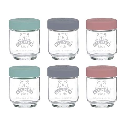 KILNER Juego de 6 tarros herméticos para cocina Cover