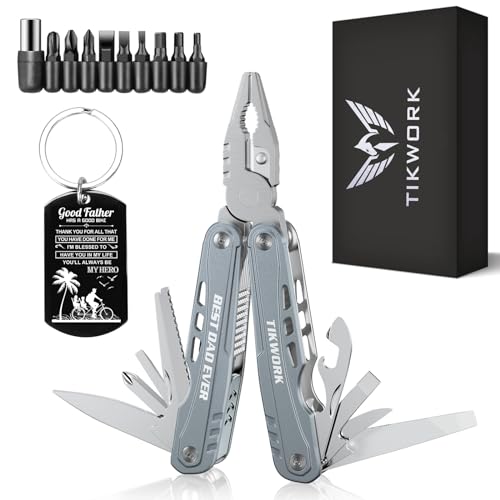 Gifts for Dad from Daughter Son,24-in-1 Multi tool "BEST DAD EVER" Fathers Day Christmas Birthday Gifts,Survival Tools for Climbing,Camping,Cycling,Hunting