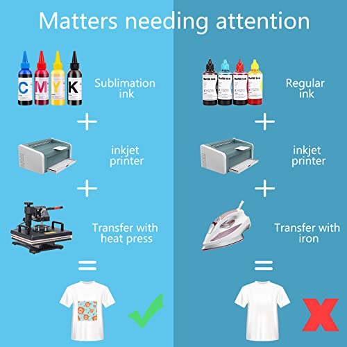 Image of HTVRONT Sublimation Paper 8.5x14 Inches - 150 Sheets Excellent Ink Release Sublimation Transfer Paper for Tumblers, Mugs, T-shirts | Smooth Jam-Free & Instant Dry:High Transfer Rate, Vibrant Color Transfer on Polyester Fabrics,No Curl