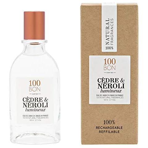 100BON Cedre & Neroli Lumineux Unisex Fragrance – Neroli & Cedar Fragrance for Women & Men – Soothing Organic Fragrance with Sensual, Light & Woody Fragrance - 100% Natural Fragrance Spray, 1.7 Fl Oz Cover