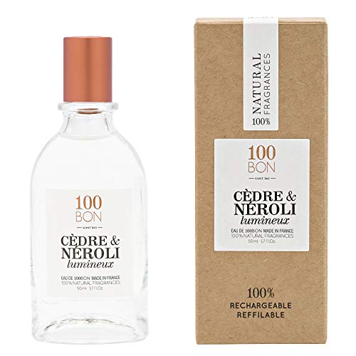 100Bon Cedre & Neroli Lumineux Unisex Fragrance – Neroli & Cedar Fragrance For Women & Men – Soothing Organic Fragrance With Sensual, Light & Woody Fragrance - 100% Natural Fragrance Spray, 1.7 Fl Oz #TOP11