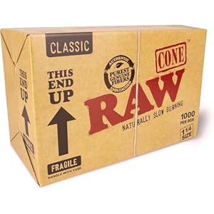 RAW Cones Classic 1 1/4 Size: Box o...