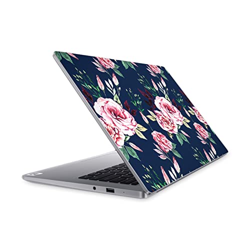Peau Vinyle Fleur Navy Ultra Fine et Résistante pour Mi Notebook 14 2020