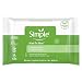 Simple Sensitive Skin Makeup Removing Cleansing Wipes No Harsh Chemicals 3 Packs of 25 Wipes