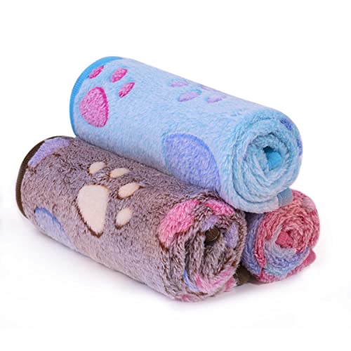 LeapSheep Pet Blankets for Dogs Cats - 3Pack Heart Pattern Super Soft Fluffy Dog Blankets for Small Medium Large Doggy Kitten (Heart, Small) - Image 6