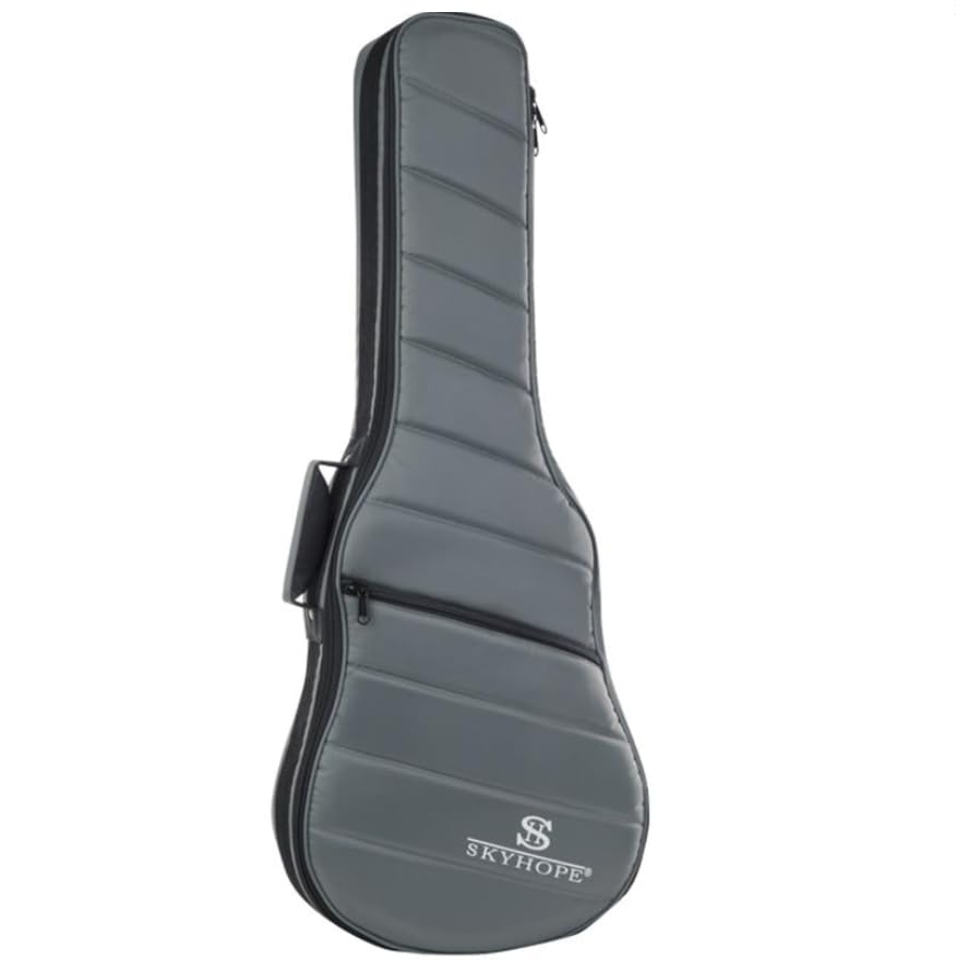 Luminexia Wodoodporna torba na gitarę Oxford, wyściełana torba na gitarę gitary akustyczne i klasyczne, wodoodporna, odporna na wstrząsy, przenośna/pojedyncze ramię/podwójne ramię, ukryta konstrukcja