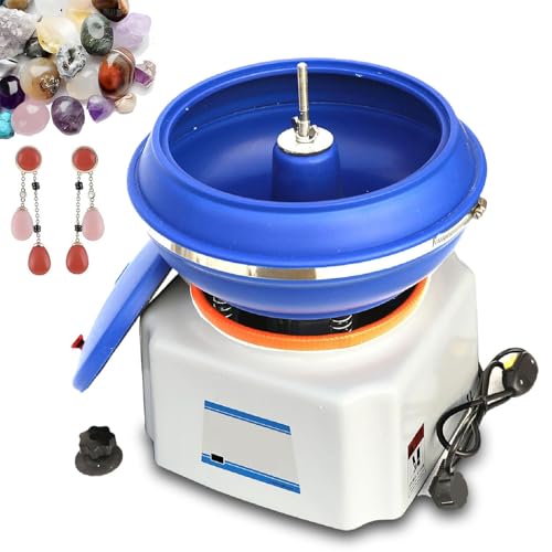 Polisseuse électrique vibrante 6,2 L pour meulage et polissage de surface
