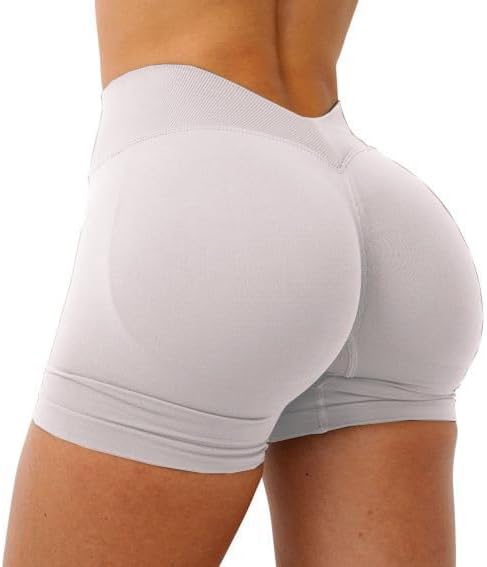 TRYTO LJ V-Back Scrunch Shorts Sports Yoga Women Workout Fitness Gym Outdoor Running Short