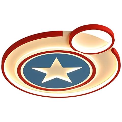 Lámpara de techo LED para niños Marvel Avengers con control remoto y pantalla ajustable Cover