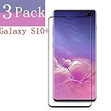 FURgenie Compatible Samsung Galaxy S10 Plus PET Screen Protector, FURgenie (3 Pack - Black) [Case-Friendly][3D Coverage][No Bubble] PET HD Screen Protector Film Compatible Samsung Galaxy S10 Plus