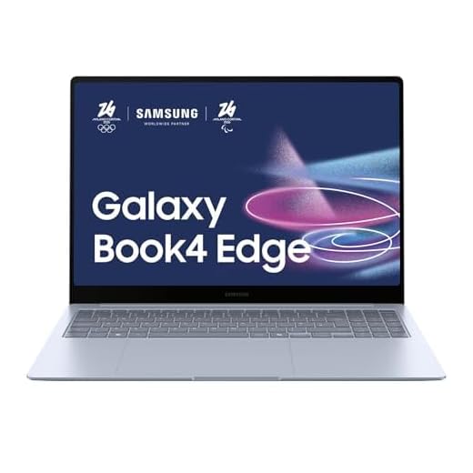 Samsung Laptop Galaxy Book4 Edge, Display da 16", Windows 11, Snapdragon Elite X Pro, 16GB RAM, 1TB SSD, Sapphire Blue [Versione italiana]