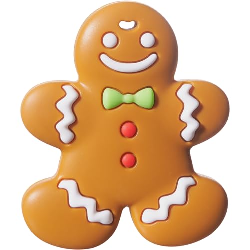 Image of NCVI Teether, Baby Teething Toys for 0-6 6-12 Months, My First Silicone Chew Toys, First Gifts for Baby Boys and Girls, Ideal Toddlers Stocking Stuffer, Gingerbread Man