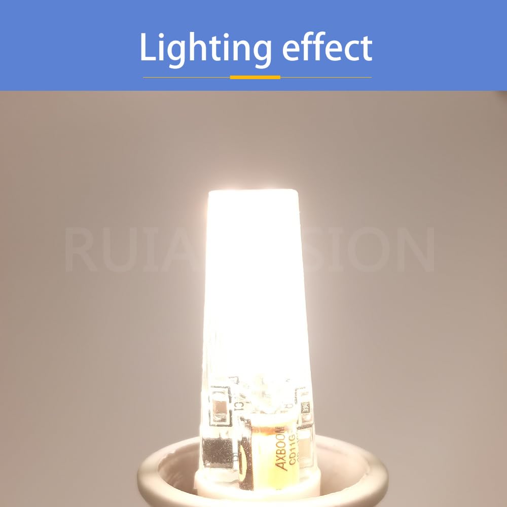 Ruiandsion E14 LED-Birne 220V Warmweiß 5W AC/DC 85-265V 50W Halogen-Äquivalent Nicht dimmbar für Deckenventilatoren Kronleuchter Kühlschrank Salzlichter (10er Pack)