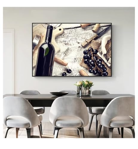 Peintures de raisin haut de gamme en impression HD sur toile artistique de 42x60cm