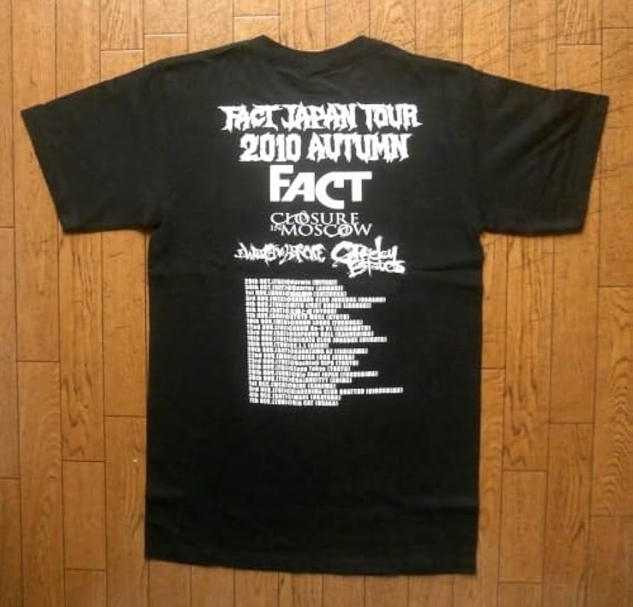 Amazon.co.jp: FACT／ファクト Tシャツ JAPAN TOUR 2010 AUTUMN