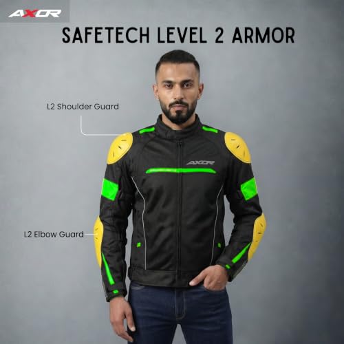 Axor Cruise 2 Black Neon Yellow Jacket M - Image 7