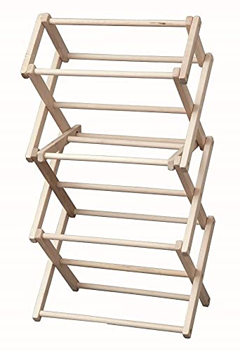 Saving Shepherd Amish Maple Wood Drying Rack - 37.5