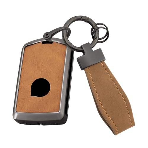 Coque de clé pour Volvo en cuir et alliage, le cadeau parfait pour T5 T6