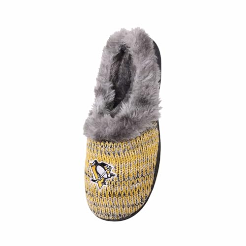 Image of FOCO Womens NHL Team Logo Peak Slide Slippers