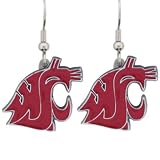 NCAA Siskiyou Sports Womens Washington State Cougars Dangle Earrings One Size Team Color