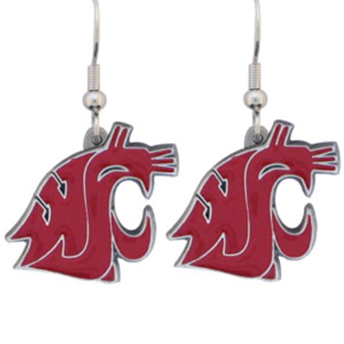 NCAA Siskiyou Sports Womens Washington State Cougars Dangle Earrings One Size Team Color