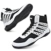 Wrestling Shoes Boxing Shoes for Men Pro Wrestling Boots High Top Fitness Weightlifting Powerlifting Shoes