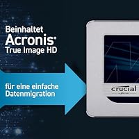 Crucial MX500 500GB 3D NAND SATA 2,5 Zoll Interne SSD, Bis zu 560 MB/s - CT500MX500SSD1 – Ansicht 7