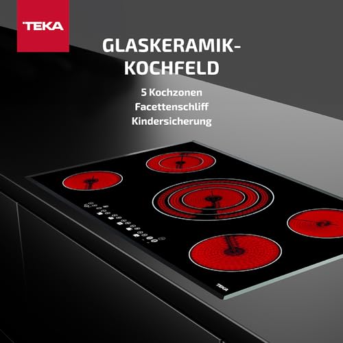 Teka Elektro-Kochfeld 90 cm mit 5 Kochzonen