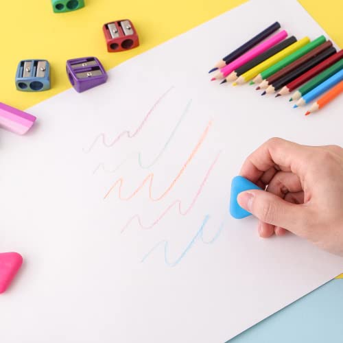 Eraser, Pencil Eraser, Color Eraser, Children's Pencil Drawing Eraser, Suitable For Children, School, Ofice And Sketch Drawing Pack Of 54 #TOP5