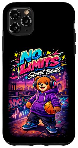 No Limits Street Beats New York Teddy Bear Street Basketball �X�}�z�P�[�X iPhone 11 Pro Max �p