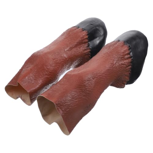 Guantes de látex cómodos de pezuña de caballo para evitar disfraces rígidos