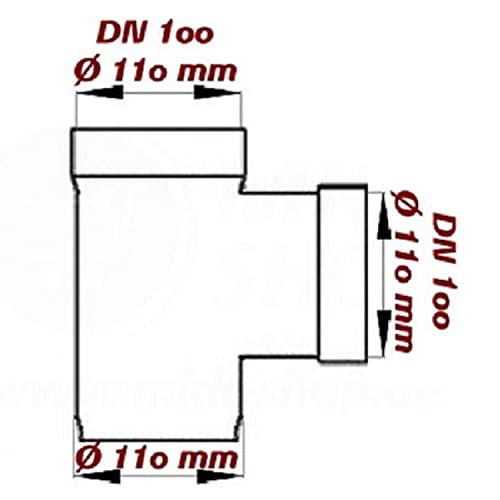 Regen Wasser Reinigungsrohr DN 100 Ø 110 mm braun grau graphit orange Laub Sieb Ablauf Fallrohr Rohr Dachrinne (Orange)
