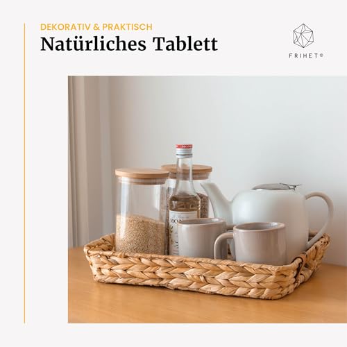 Panier de rangement en jacinthe d'eau pour éliminer le désordre