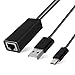 Price comparison product image LANMU Ethernet Adapter,Power Cable Micro USB to RJ45 LAN Adapter Network Card for TV Stick,Chromecast 1/2,Network Adapter Converter for Chromecast Ultra,Chromecast Audio and more