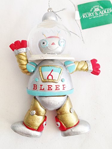 Claydough Robot Bleep! from Blast Off Holiday Ornament (4" Tall)