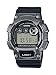 Casio Men's 'Super Illuminator' Quartz Resin Casual Watch, Color:Black (Model: W-735H-1A3VCF)