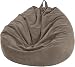 Nobildonna Stuffed Storage Bird's Nest Bean Bag Chair (No Filler) for Kids and Adults. Extra Large Beanbag Cover Stuffed Animal Storage or Memory Foam Soft Premium Corduroy Covers (Warm Gray)