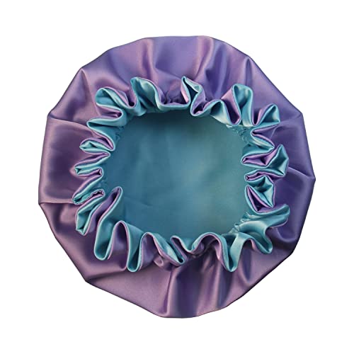 Image of AKISS Baby Infant Newborn Toddler Satin Silk Hair Bonnet for Baby Girl Boy Sleeping Kids Cap Hat